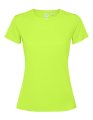 Dames Sportshirt Roly Estoril Fluor groen